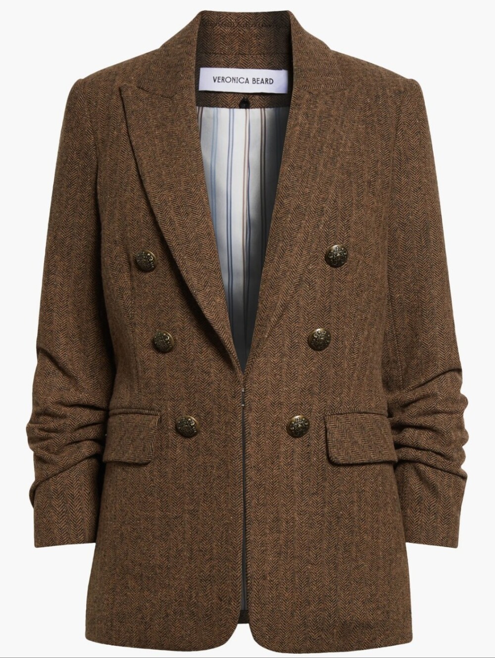 NWOT Veronica Beard Beacon Herringbone Dickey Jacket Sz 6 No Size Tag SAMPLE